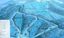 Kouty - mapa zima